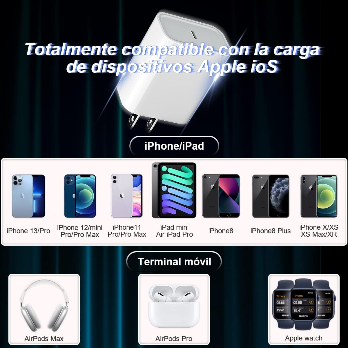 CARGADOR RÁPIDO USB C