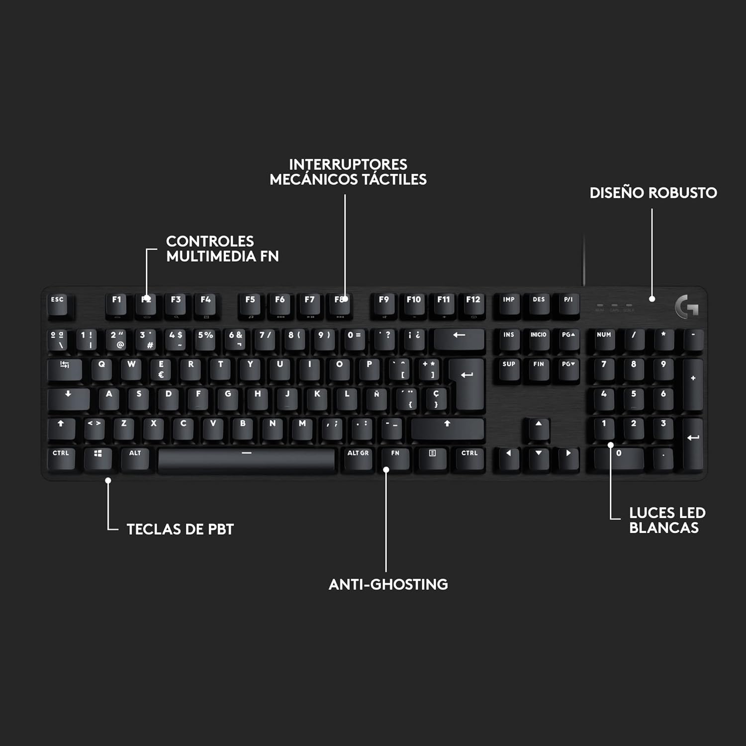 LOGITECH G413 SE TECLADO MECÁNICO