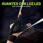 GUANTES CON LINTERNA LED