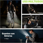 GUANTES CON LINTERNA LED