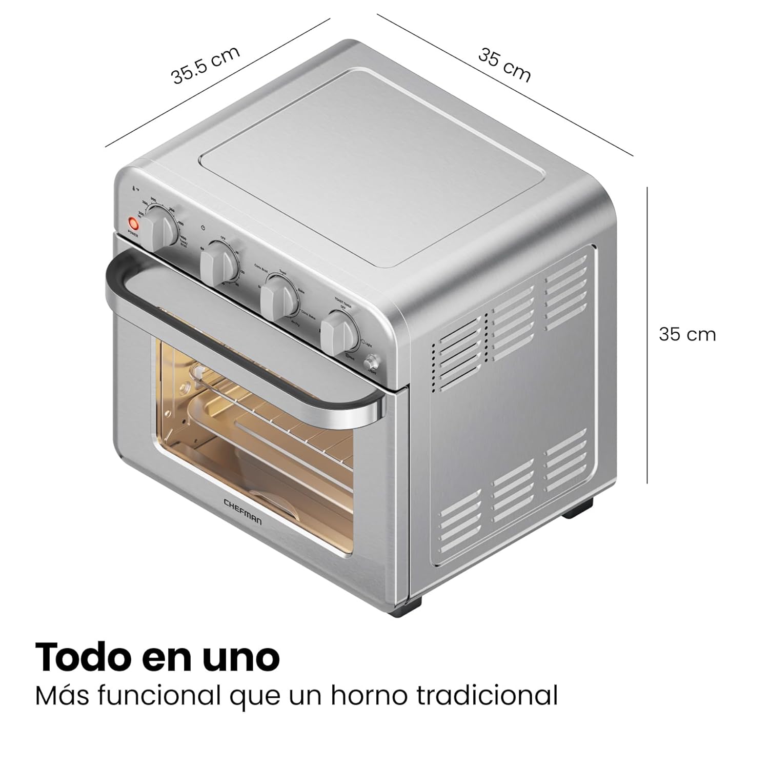 CHEFMAN HORNO + FREIDORA DE AIRE
