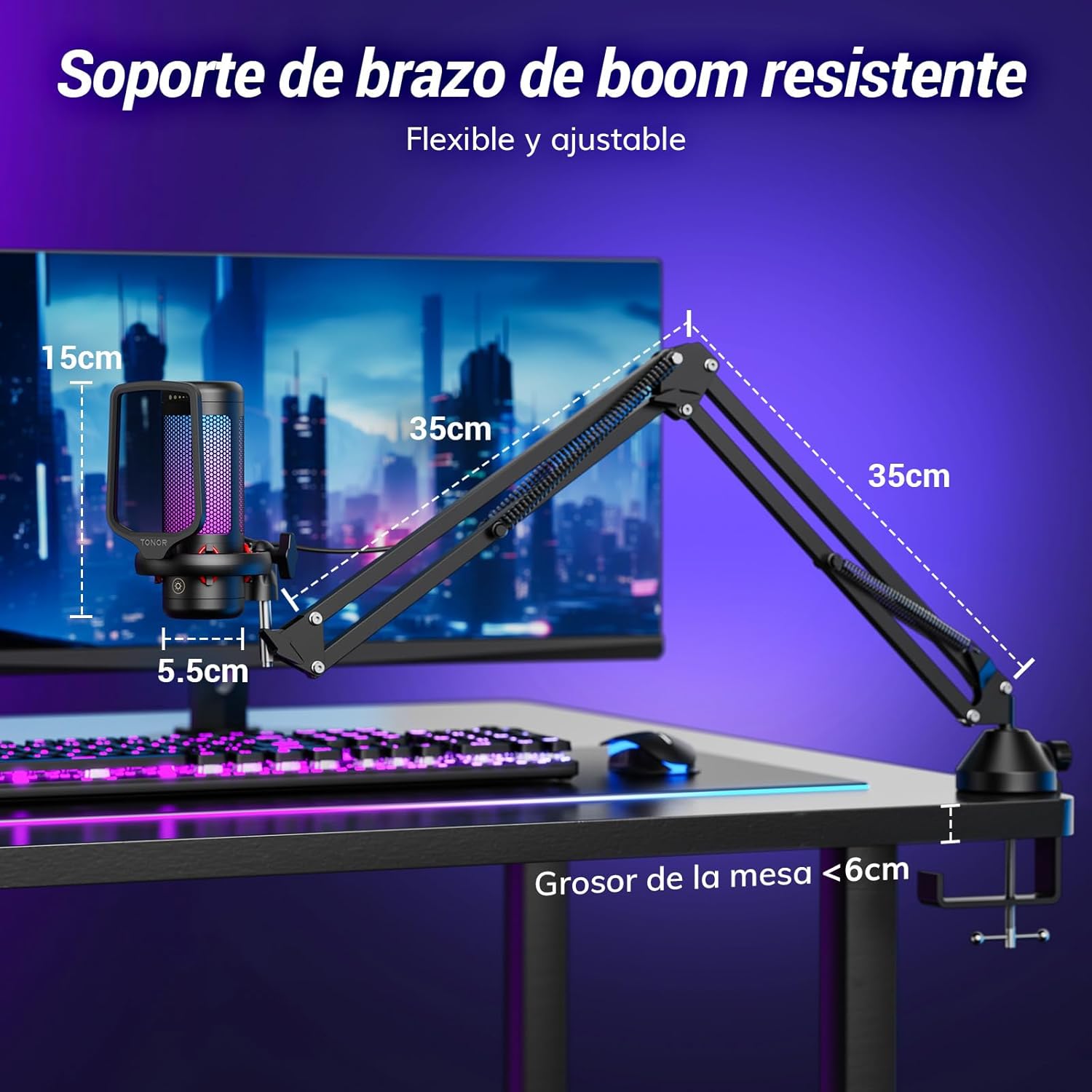 MICROFONO GAMING TONOR TC310