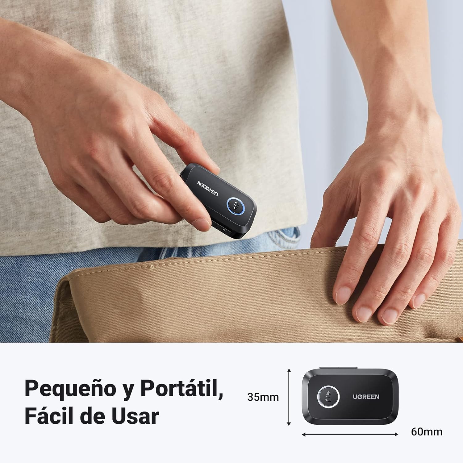 UGREEN ADAPTADOR BLUETOOTH PARA AUTO