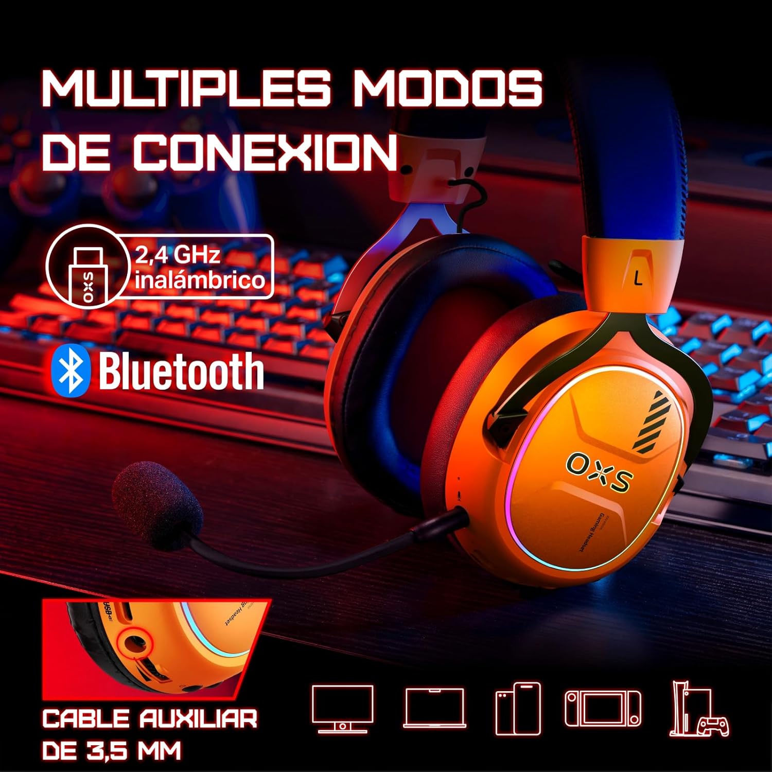 AUDÍFONOS OXS INALÁMBRICOS