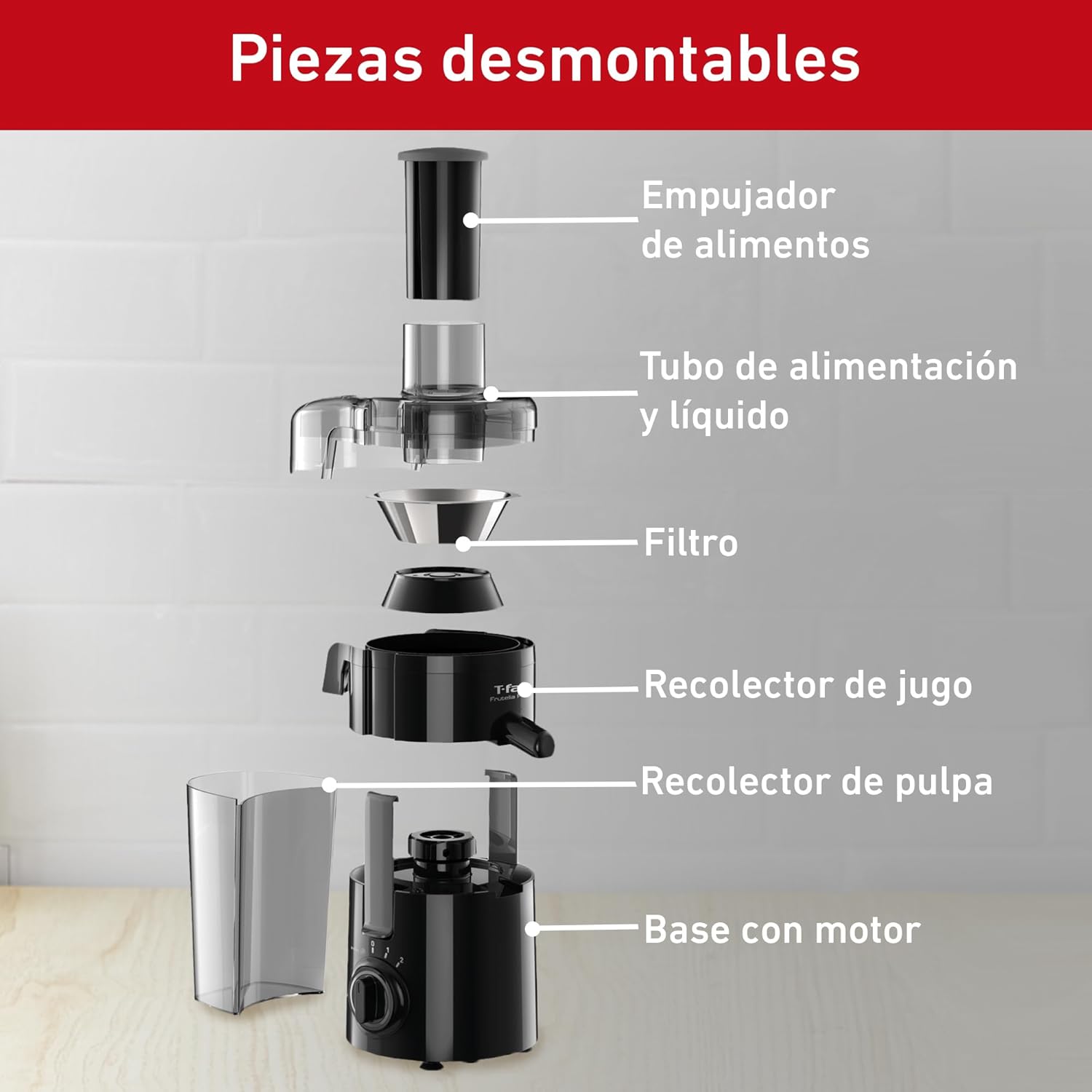 EXTRACTOR DE JUGOS T-FAL ZE3708MX