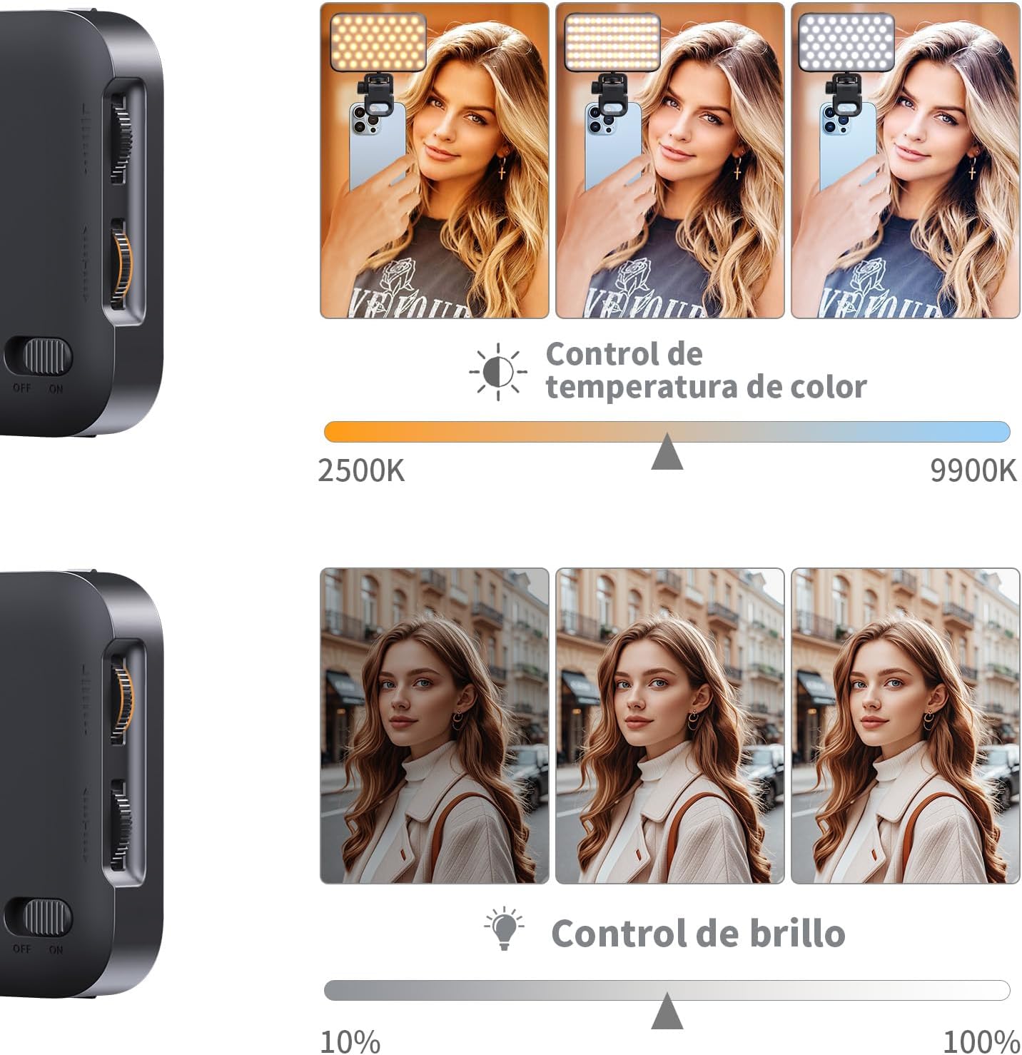 TONEOF 96 LED LUZ RECARGABLE