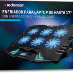 VENTILADOR Y SOPORTE REDLEMON