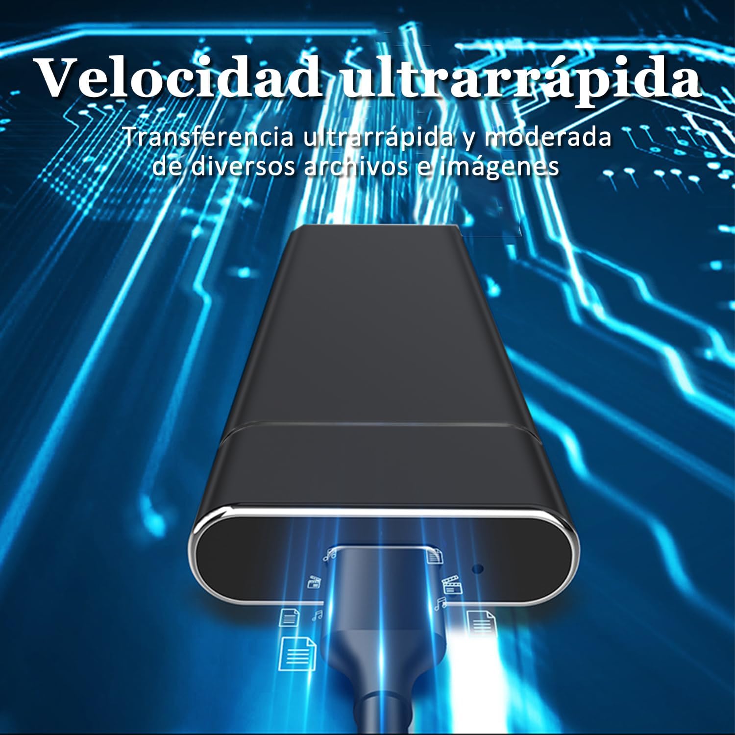 YEBGAHJ DISCO DURO PORTÁTIL 4TB