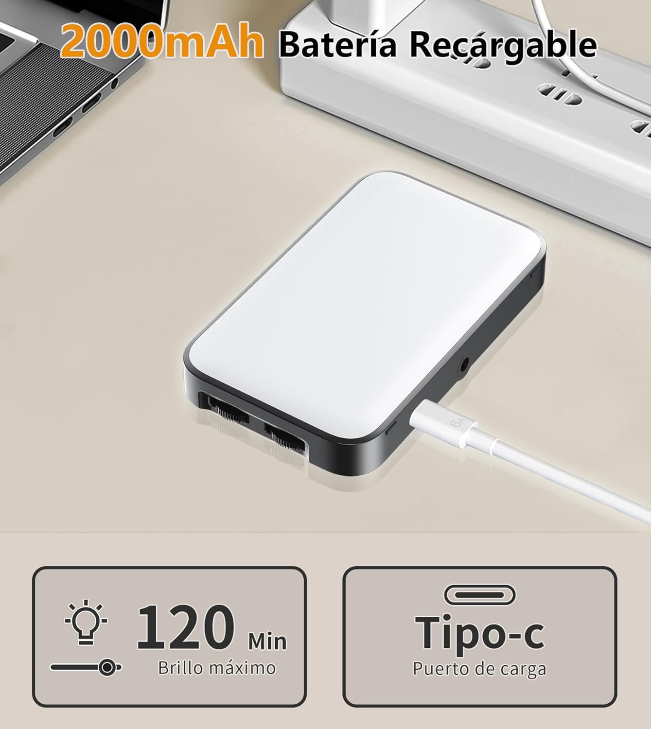 TONEOF 96 LED LUZ RECARGABLE