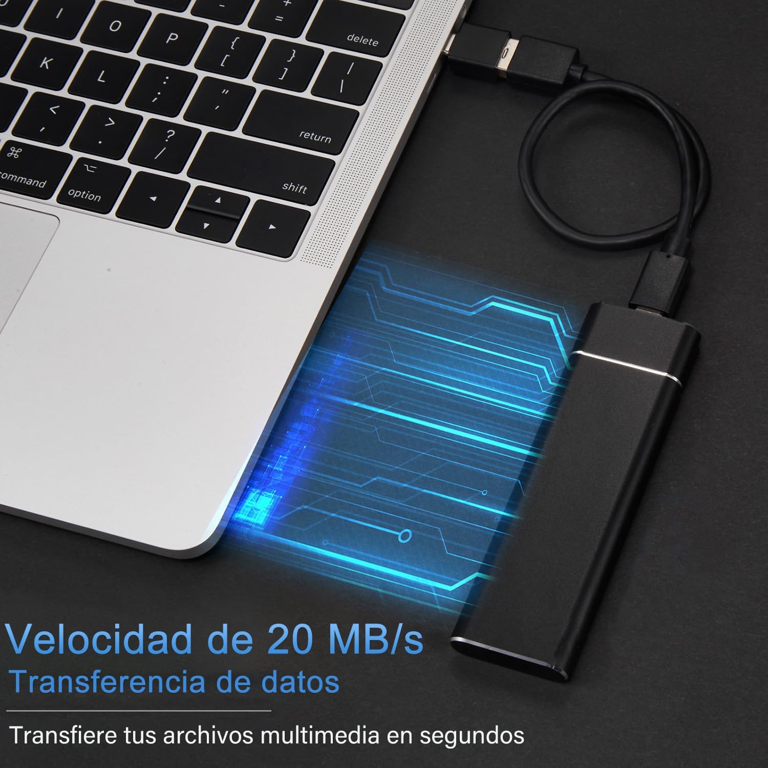 YEBGAHJ DISCO DURO PORTÁTIL 4TB