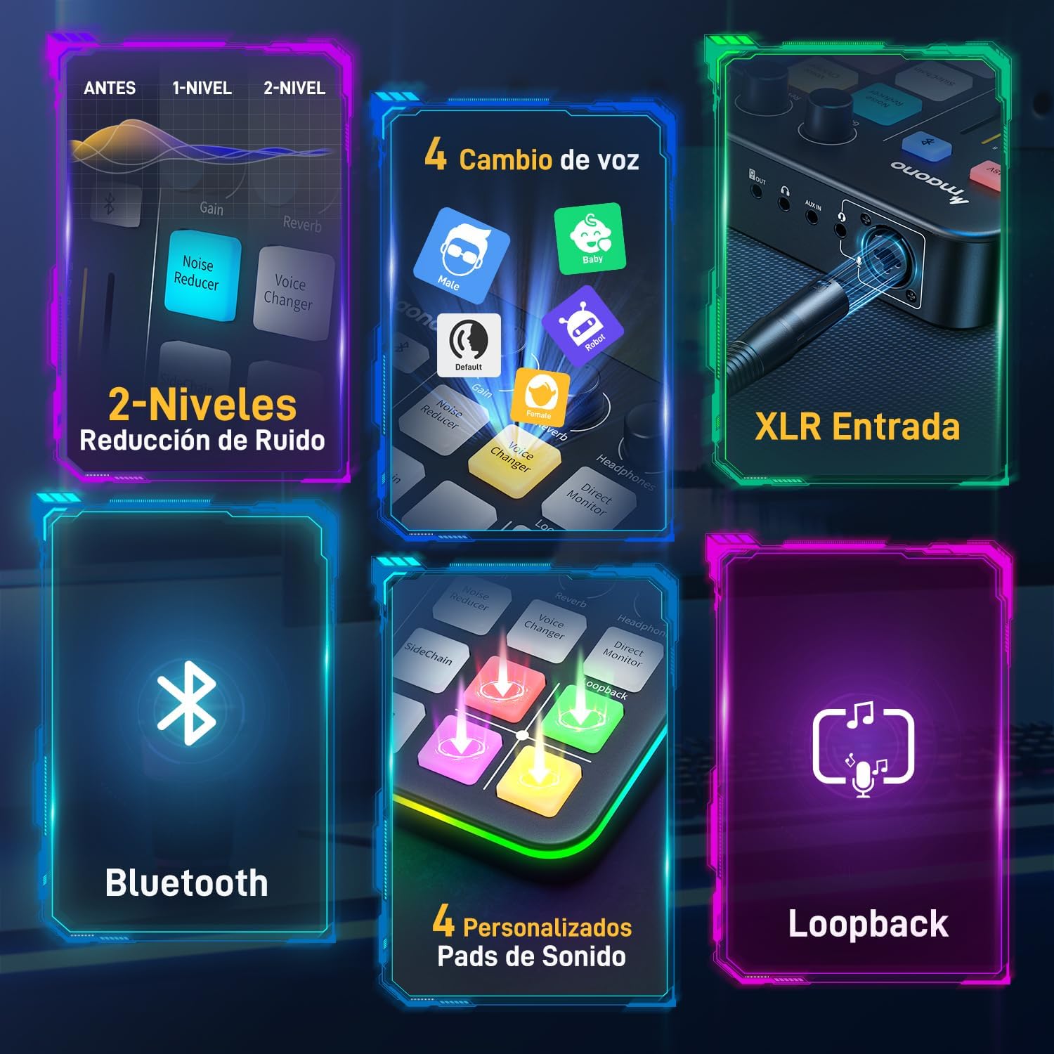 MEZCLADORA INTERFAZ MAONO