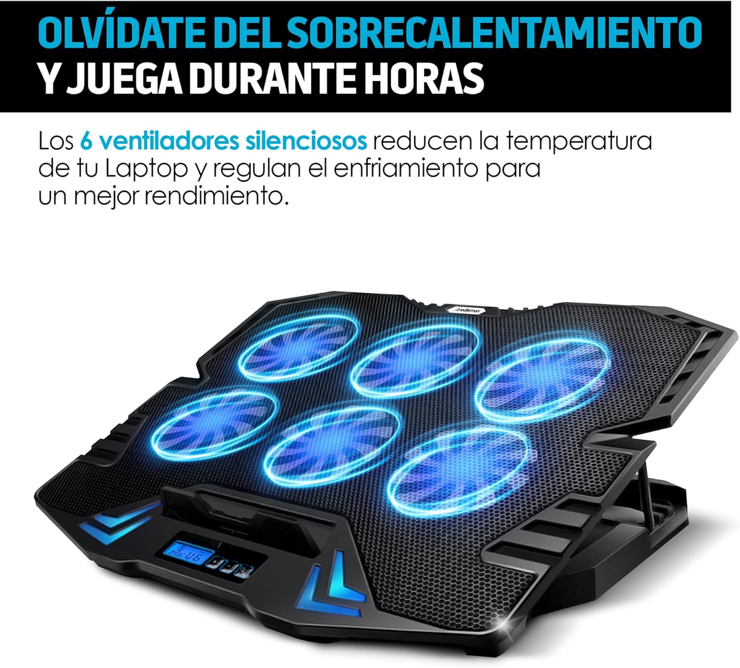 VENTILADOR Y SOPORTE REDLEMON