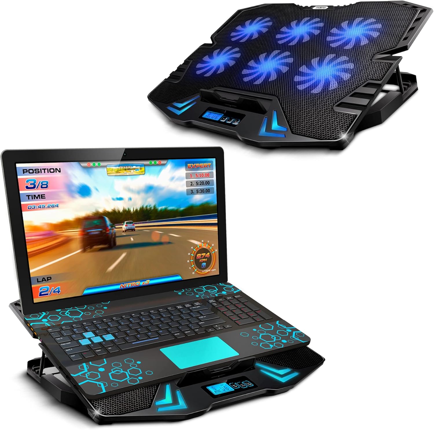 VENTILADOR Y SOPORTE REDLEMON