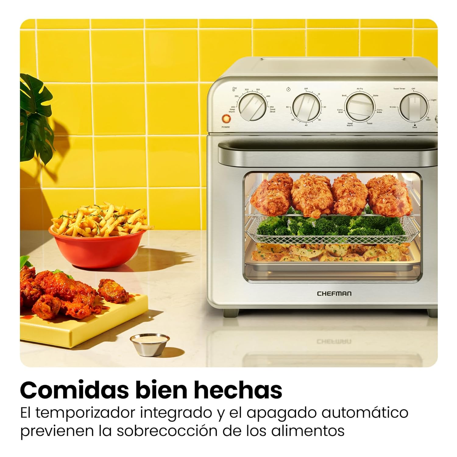CHEFMAN HORNO + FREIDORA DE AIRE
