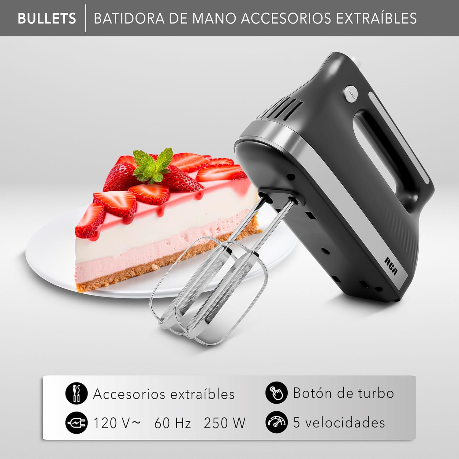 RCA BATIDORA DE MANO RC‑72